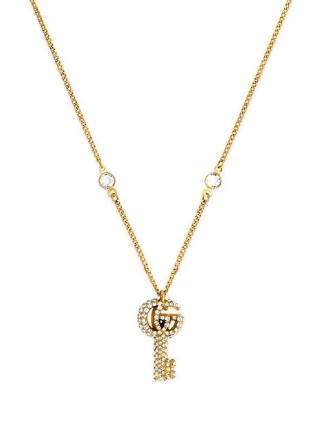 gucci key necklace dupe|gucci initial necklace.